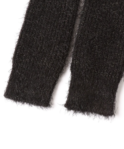 PAGEBOY（ページボーイ）の「フェザーアームウォーマー（アームカバー・レディース・ベージュ/ブラック・FREE）」の12枚目の写真