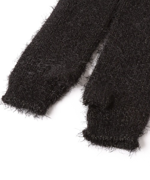 PAGEBOY（ページボーイ）の「フェザーアームウォーマー（アームカバー・レディース・ベージュ/ブラック・FREE）」の15枚目の写真