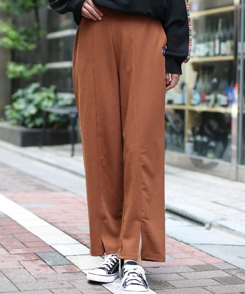 チチカカ（チチカカ）の「ジョーゼットフロントスリットパンツ（その他パンツ・レディース・ブラック/レッド/ブラウン・LARGE/MEDIUM）」の9枚目の写真
