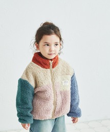 pairmanon | ボア 配色 スタンドカラー ジャケット(その他アウター)