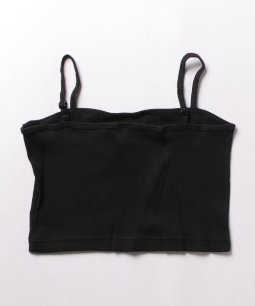 NIKE(ナイキ)の「NIKE WMNS NSW ESSENTIAL RIB CROP TOP DM6738-010(タンクトップ・レディース・ブラック・MEDIUM/SMALL/LARGE)」の3枚目の写真