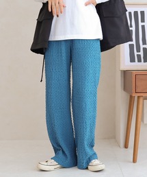 ジャガードストレートパンツ