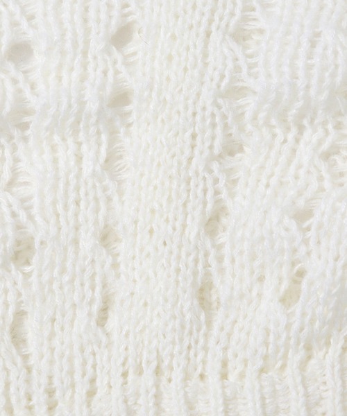LOWRYS FARM（ローリーズファーム）の「スカシアミパワショルプルオーバーLS  975082（ニット/セーター・レディース・ブラック/アイボリー/ネイビー・FREE）」の20枚目の写真