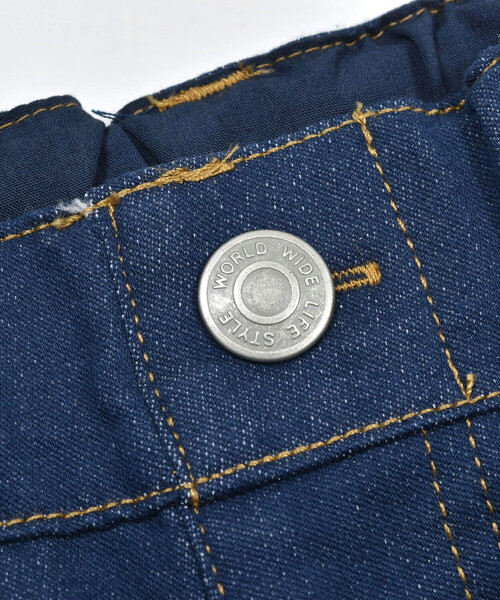 BeBe（ベベ）の「ジョグデニムパンツ(90~150cm)（デニムパンツ・キッズ・ネイビー/グリーン・140cm/120cm/130cm/110cm/150cm/100cm/90cm）」の20枚目の写真