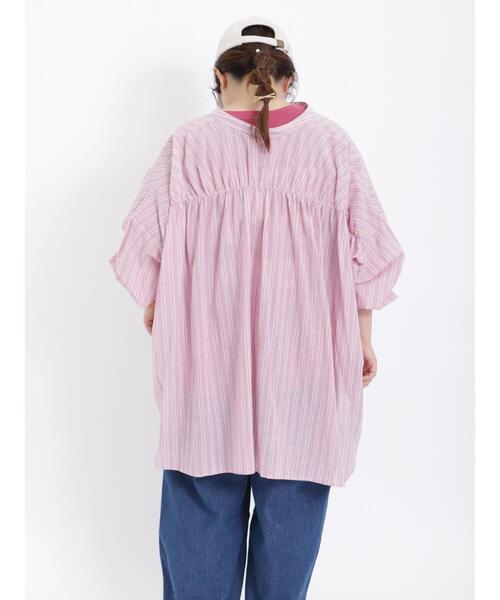 Theory ウォッシャブル バンドカラー シャツ　ブラウス　ピンク theory luxe 23AW 完売 ウォッシャブル バンドカラーシャツ 新品