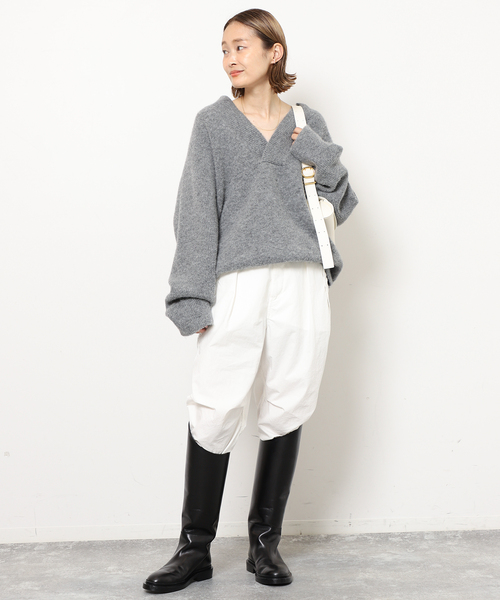 セール】【ROHE/ロヘ】 Vネックニット MNS（ニット/セーター