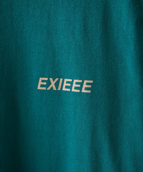 EXIEEE（イグジー）の「EXIEEE/サイドラインロゴロンT（Tシャツ/カットソー・レディース・グリーン/サックスブルー/パープル・MEDIUM/SMALL/LARGE）」の20枚目の写真