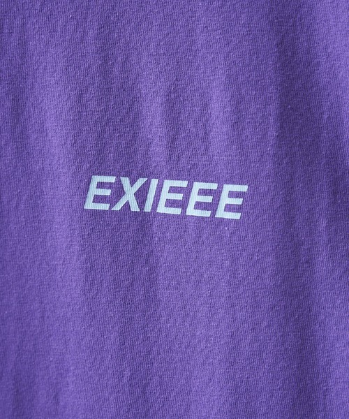 EXIEEE（イグジー）の「EXIEEE/サイドラインロゴロンT（Tシャツ/カットソー・レディース・グリーン/サックスブルー/パープル・MEDIUM/SMALL/LARGE）」の21枚目の写真