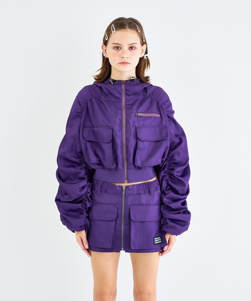 ANNA SUI NYC（アナ スイ エヌ ワイ シー）の「ANNA SUI NYC シャカ2ビッグポケットショートスカート（スカート・レディース・ピンク/カーキ/ブラック/パープル/グレー・M/S）」の14枚目の写真