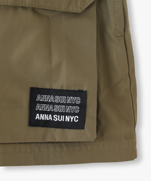 ANNA SUI NYC（アナ スイ エヌ ワイ シー）の「ANNA SUI NYC シャカ2ビッグポケットショートスカート（スカート・レディース・ピンク/カーキ/ブラック/パープル/グレー・M/S）」の6枚目の写真