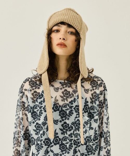 FUMIE＝TANAKA フミエタナカ イヤーカバー ニット キャップ 【公式通販】