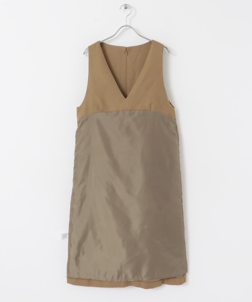 URBAN RESEARCH ROSSO WOMEN（アーバンリサーチ　ロッソ）の「『UR TECH』ジャンパーワンピース（ワンピース・レディース・グリーン/ブラック/グレー/ベージュ・36/38）」の21枚目の写真