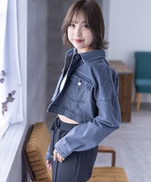 clear | ショート丈デニムジャケット≪2024SS≫(デニムジャケット)