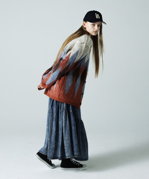 JACKROSE（ジャックローズ）の「JE SHAGGY ARGYLE KNIT CARDIGAN