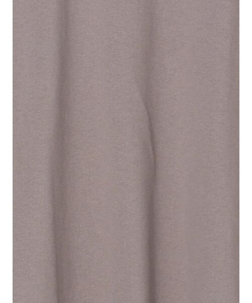 Samansa Mos2（サマンサ モスモス）の「袖布帛ドッキングカットソー（Tシャツ/カットソー・レディース・ブラウン/キナリ/グレー・F）」の5枚目の写真