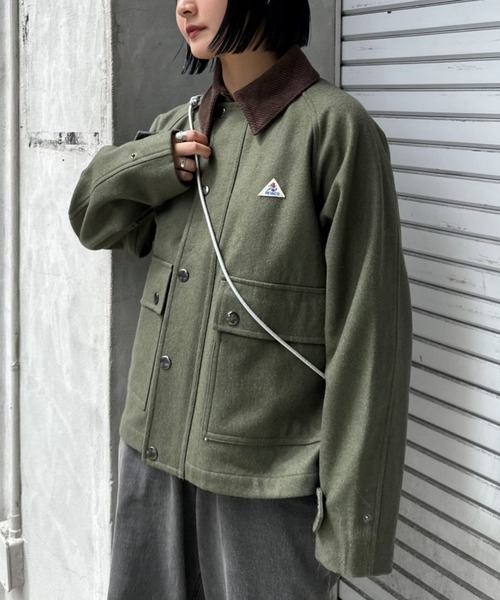 GEVACO（ゲバコ）の「【GEVACO/ゲバコ】メルトンショートコート