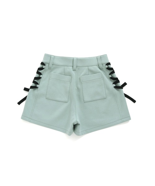 ifsixwasnineレースアップショートパンツ JENNI love（ジェニィラブ）の「【ウエスト調整可能】レースアップ