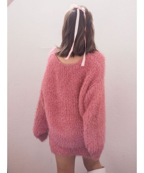 CALNAMUR(カルナムール)の「ラメシャギーミニスカート(スカート・レディース・ピンク/ライトブルー/ベージュ・FREE)」の7枚目の写真