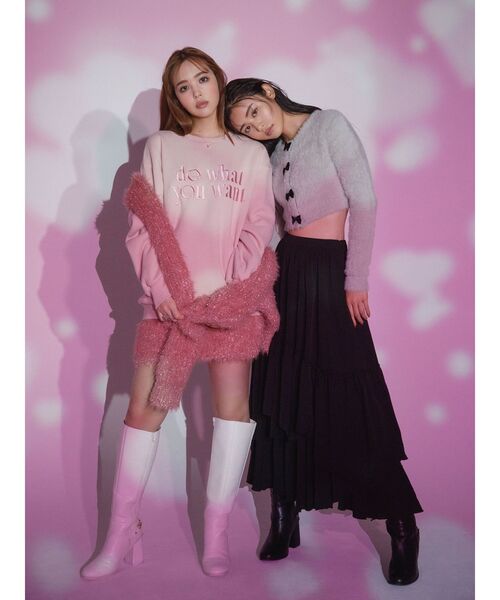 CALNAMUR(カルナムール)の「ラメシャギーミニスカート(スカート・レディース・ピンク/ライトブルー/ベージュ・FREE)」の14枚目の写真