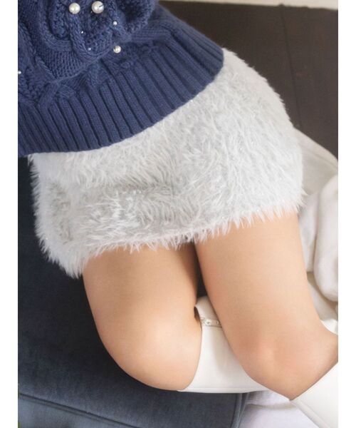 CALNAMUR(カルナムール)の「ラメシャギーミニスカート(スカート・レディース・ピンク/ライトブルー/ベージュ・FREE)」の15枚目の写真