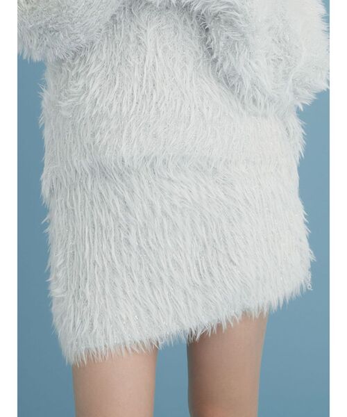 CALNAMUR(カルナムール)の「ラメシャギーミニスカート(スカート・レディース・ピンク/ライトブルー/ベージュ・FREE)」の18枚目の写真