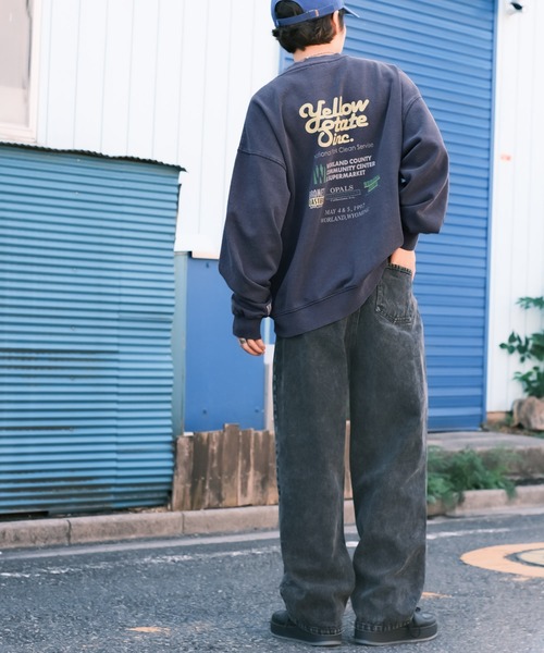 Java(ジャバ)の「《Javaジャバコラボ》古着ライクなカラープリントが印象的。イベントロゴピグメントビッグ裏起毛スウェット(スウェット・メンズ・オフホワイト/チャコール/ネイビー・LARGE/MEDIUM/X-LARGE)」の8枚目の写真