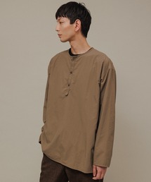 リップストップ ルーズシルエット ヘンリーネックシャツ / 軽量 / ユニセックス ≪Made by ZOZO≫