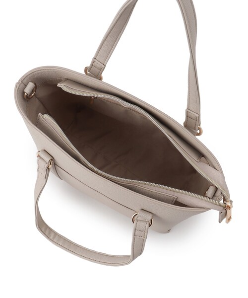 SHOO・LA・RUE（シューラルー）の「◆【セレモニー】フロントポケットトートバッグ（トートバッグ・レディース・ブラック/グレー/ブルー・00）」の4枚目の写真