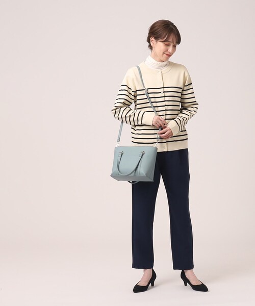 SHOO・LA・RUE（シューラルー）の「◆【セレモニー】フロントポケットトートバッグ（トートバッグ・レディース・ブラック/グレー/ブルー・00）」の16枚目の写真