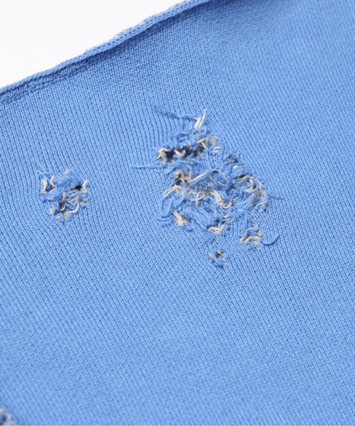 DISCOVERED ディスカバード　BONE KNIT BLUE DISCOVERED ディスカバード】BONE KNIT BLUE | delhezi