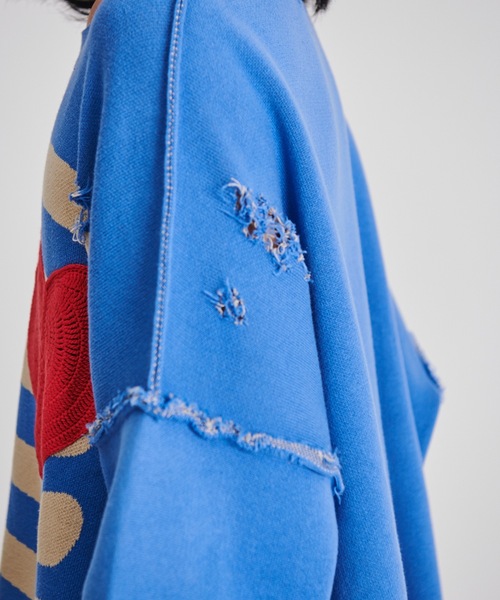 DISCOVERED ディスカバード】BONE KNIT BLUE