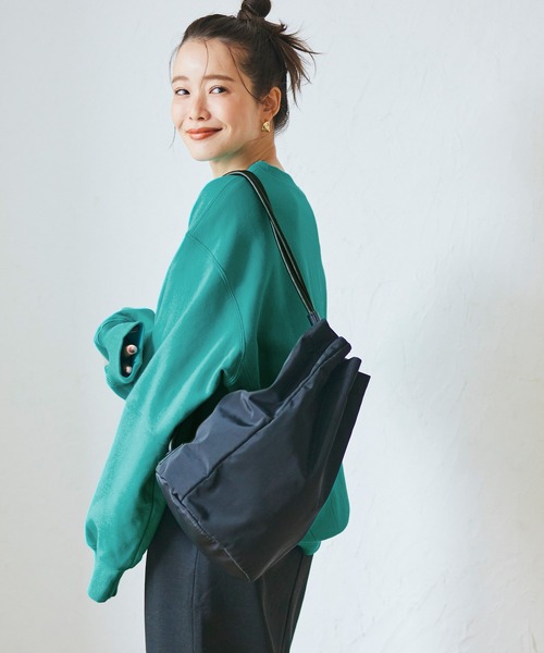 coca（coca）（コカ）の「ヘビーウェイト裏起毛立体袖スウェット（スウェット・レディース・グレー/ブラック/エメラルド/ホワイト・M/L）」の16枚目の写真