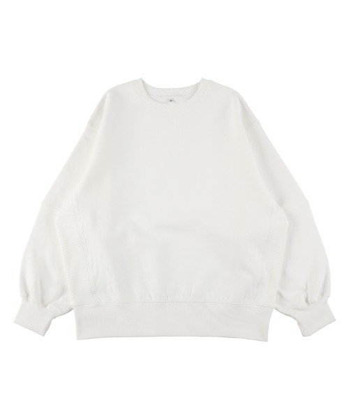 coca（coca）（コカ）の「ヘビーウェイト裏起毛立体袖スウェット（スウェット・レディース・グレー/ブラック/エメラルド/ホワイト・M/L）」の20枚目の写真