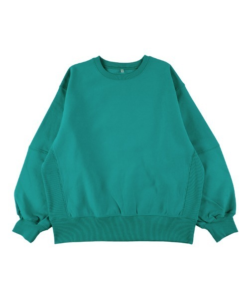 coca（coca）（コカ）の「ヘビーウェイト裏起毛立体袖スウェット（スウェット・レディース・グレー/ブラック/エメラルド/ホワイト・M/L）」の21枚目の写真