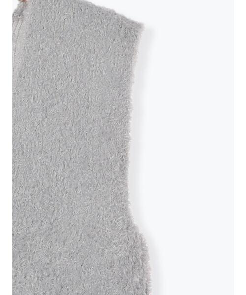 Lugnoncure（ルノンキュール）の「フェザーニットベスト（ベスト・レディース・オフホワイト/ブラック/グレー・F）」の19枚目の写真