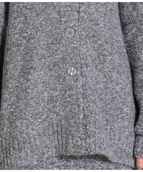 Settimissimo（セッティミッシモ）の「ボリュームスリーブミックスニットカーディガン（カーディガン/ボレロ・レディース・グレー/グリーン・M）」の15枚目の写真