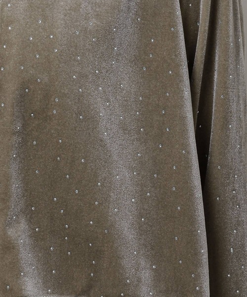 3.3 Field Trip （3.3フィールドトリップ）の「3.3 Field Trip／ベロアカーディガン 2983473（Tシャツ/カットソー・レディース・グレー/ベージュ/ネイビー・FREE）」の15枚目の写真