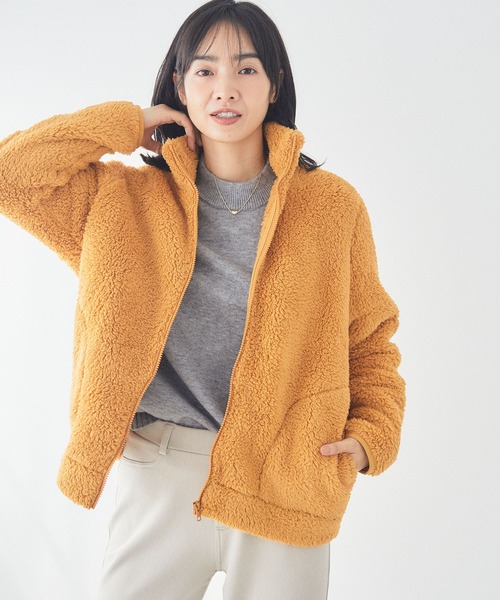 LAFUKU】ボアフリースジャケット（ラフク）（その他アウター