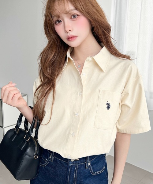 cocoさま★ AcneStudios フェイスパッチ ボタンシャツ ブラウス Acne Studios - New
