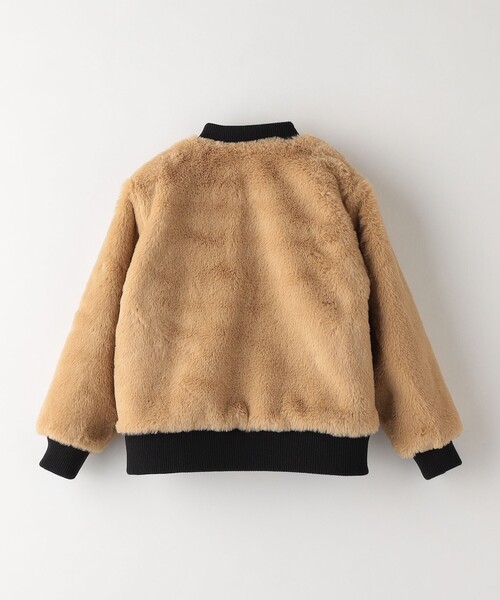 SHIPS Colors（シップス カラーズ）の「SHIPS Colors KIDS:ボア ボマー ジャケット チェック（90～140cm）（その他アウター・キッズ・ブラウン・120/100/90/130/110/140）」の5枚目の写真