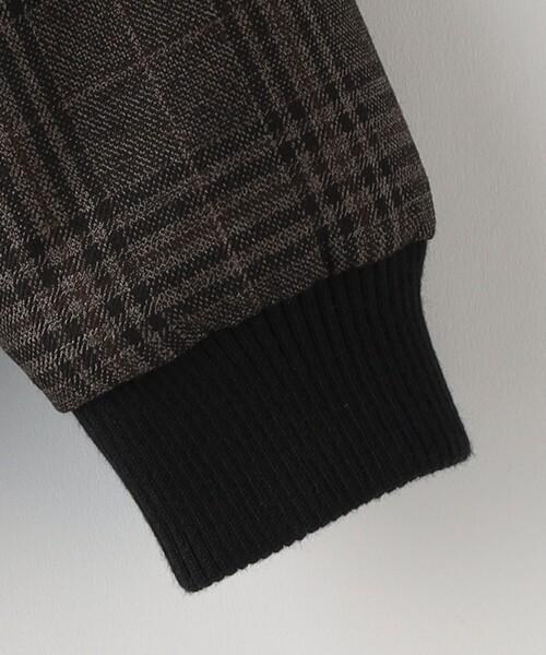 SHIPS Colors（シップス カラーズ）の「SHIPS Colors KIDS:ボア ボマー ジャケット チェック（90～140cm）（その他アウター・キッズ・ブラウン・120/100/90/130/110/140）」の7枚目の写真