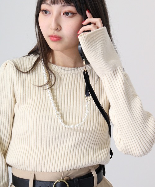 Ree&Mee（リーアンドミー）の「Ree&Mee ベロア パール スマホショルダーストラップ（スマホグッズ・レディース・ゴールド・FREE）」の14枚目の写真