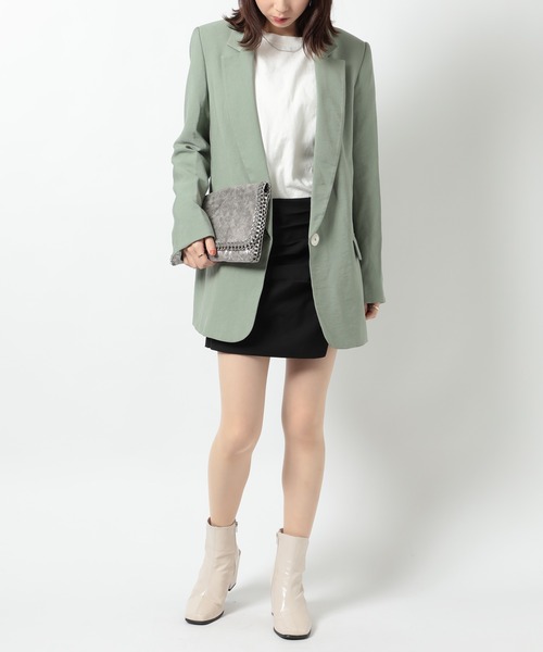 SETUP7（セットアップセブン）の「【SETUP7】Stella メタルチェーンクロスミニショルダーバッグ KNF049（ショルダーバッグ・レディース・シルバー/ブラック・FREE）」の4枚目の写真