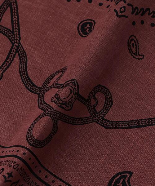 UNITED ARROWS（ユナイテッドアローズ）の「タッセル バンダナ（バンダナ/スカーフ・メンズ・オレンジ/ネイビー/モカ/グレー/パープル・FREE）」の10枚目の写真