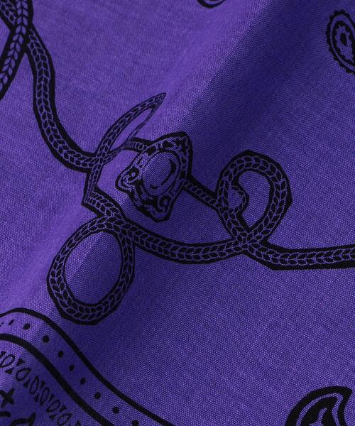 UNITED ARROWS（ユナイテッドアローズ）の「タッセル バンダナ（バンダナ/スカーフ・メンズ・オレンジ/ネイビー/モカ/グレー/パープル・FREE）」の12枚目の写真