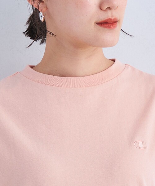 Champion（チャンピオン）の「【別注】＜Champion＞フレンチスリーブ ワンピース（ワンピース・レディース・ネイビー/ブラック/ライトピンク・FREE）」の17枚目の写真