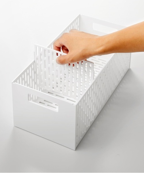 tower（タワー）の「tower（タワー）シンク下収納バスケット２段（キッチン収納・レディース・ブラック/ホワイト・ONE SIZE）」の8枚目の写真