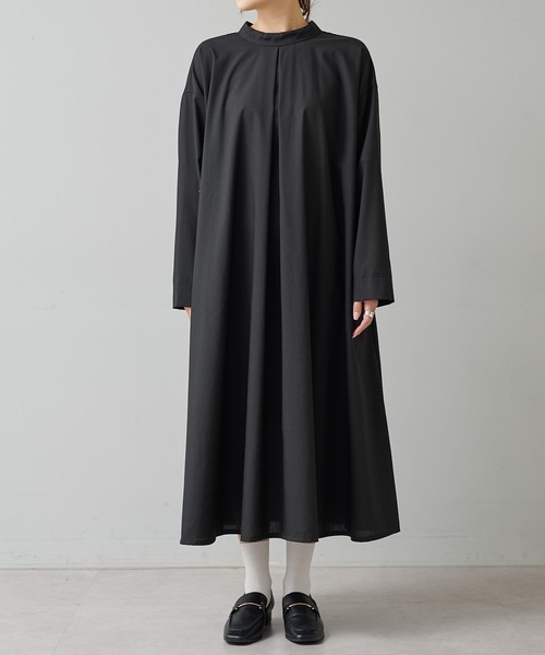 PUAL CE CIN（ピュアルセシン）の「後ろリボンワンピース（ワンピース・レディース・ブラック/グレー・FREE）」の16枚目の写真