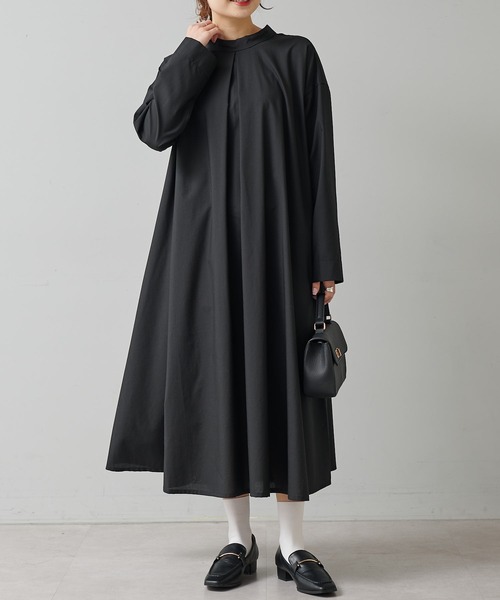 PUAL CE CIN（ピュアルセシン）の「後ろリボンワンピース（ワンピース・レディース・ブラック/グレー・FREE）」の11枚目の写真