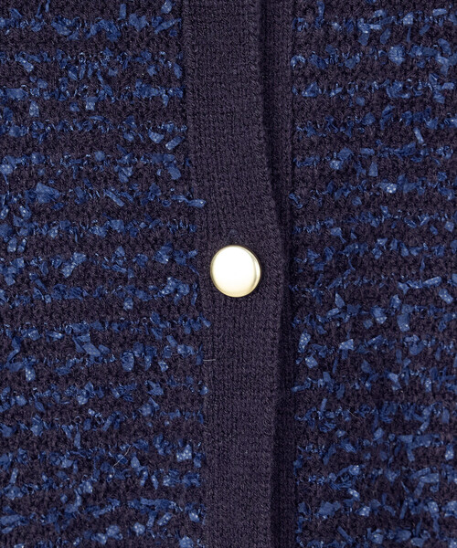 COMME CA ISM（コムサイズム）の「リボンヤーン　ツイード調　カーディガン（カーディガン/ボレロ・レディース・アイボリー/ネイビー・FREE）」の17枚目の写真